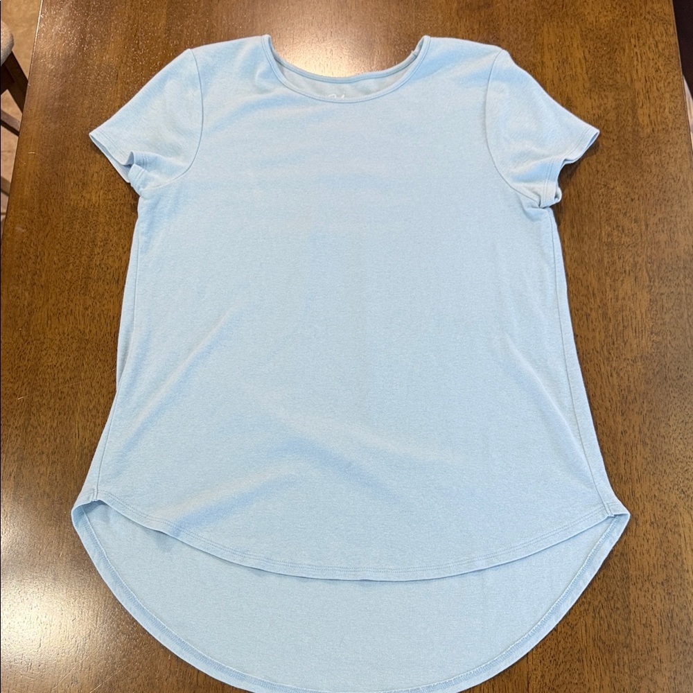 Andrea Jovine Light Blue Short Sleeve Tee